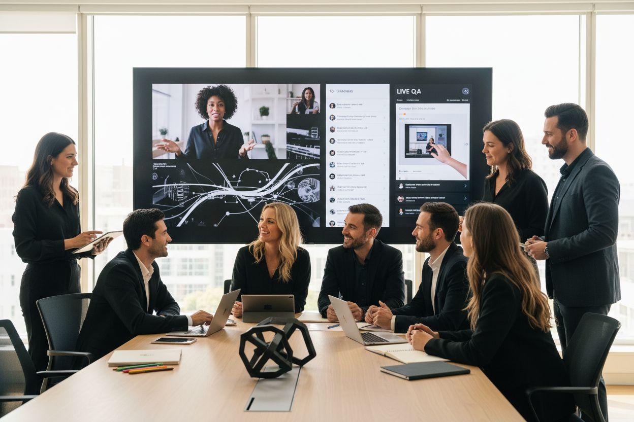 video presentation formats, collaboration, professional education